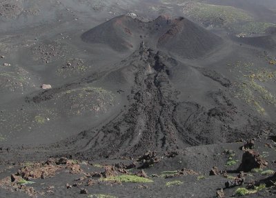 Eruptive Spalte von 2001