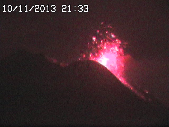 Strombolianische Explosion im Neuen Südostkrater
