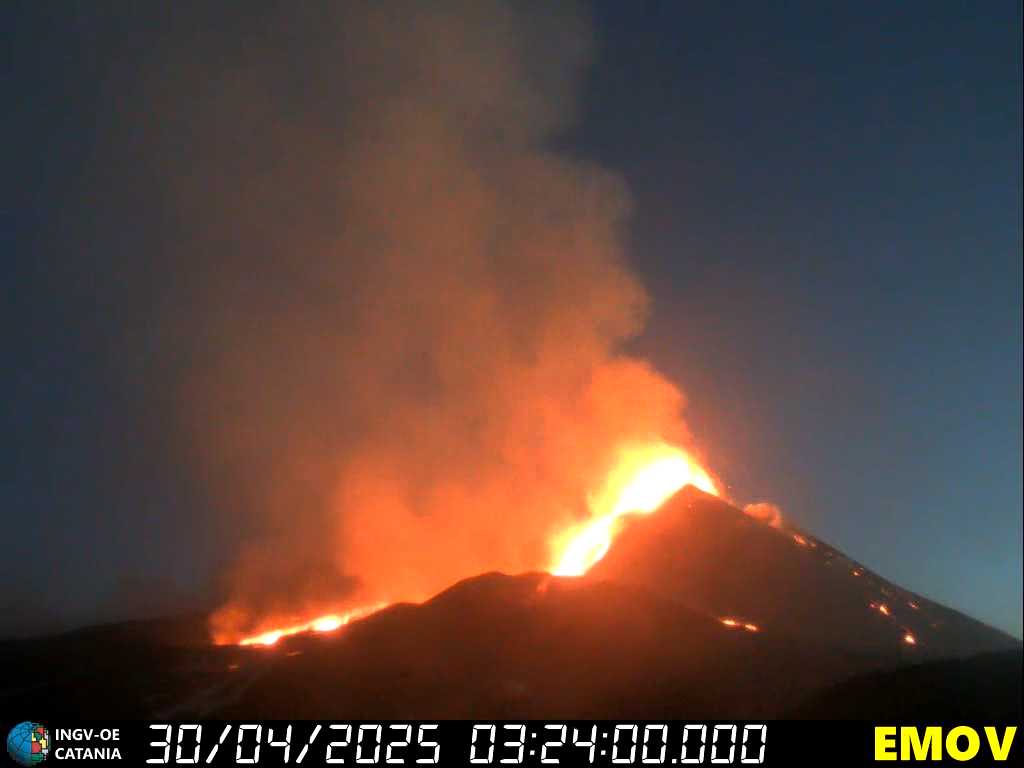 Lavastrom in s&uuml;dlicher Bresche